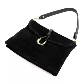 Luka 25-002 fekete női bőr válltáska 31 x 21 x 7 cm