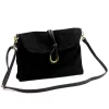 Luka 25-002 fekete női bőr válltáska 31 x 21 x 7 cm