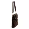 Luka 25-002 sötétbarna női bőr válltáska 31 x 21 x 7 cm