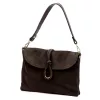 Luka 25-002 sötétbarna női bőr válltáska 31 x 21 x 7 cm