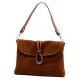 Luka 25-002 konyak női bőr válltáska 31 x 21 x 7 cm