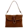 Luka 25-002 konyak női bőr válltáska 31 x 21 x 7 cm