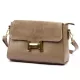 Luka 20-097 homokszínű női bőr válltáska 22 x 14 x 10.5 cm
