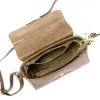 Luka 20-097 homokszínű női bőr válltáska 22 x 14 x 10.5 cm