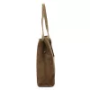 Luka 25-041 taupe női velúr bőr válltáska 33 x 31 x 11 cm