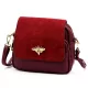 Luka 19-68-05 bordó női bőr válltáska 21 x 18 x 10 cm