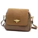 Luka 19-68-05 drapp női bőr válltáska 21 x 18 x 10 cm