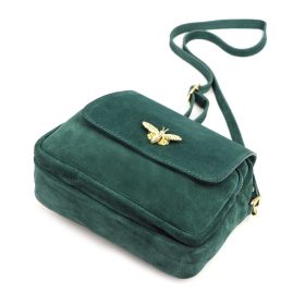   Luka 19-68 Bzzz türkiz női bőr válltáska 21 x 18 x 10 cm