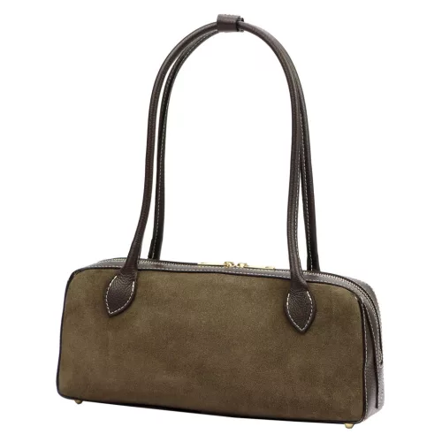 Luka 24-083 világosbarna női bőr válltáska 34 x 17 x 9 cm