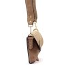Luka 24-071 taupe női velúr bőr bőr kézitáska 22.5 x 14.5 x 4.5 cm