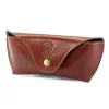 Florence ITN-01 konyak bőr szemüveg tartó 18.5 x 8 x 3.5 cm