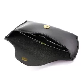   Florence ITN-01 fekete bőr szemüveg tartó 18.5 x 8 x 3.5 cm