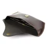 Florence ITN-01 barna bőr szemüveg tartó 18.5 x 8 x 3.5 cm