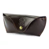 Florence ITN-01 barna bőr szemüveg tartó 18.5 x 8 x 3.5 cm