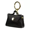 Florence BRE-BAG-1 fekete női bőr kulcstartó 7.5 x 5 x 2.5 cm