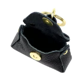   Florence BRE-BAG-1 fekete női bőr kulcstartó 7.5 x 5 x 2.5 cm