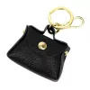 Florence BRE-BAG-1 fekete női bőr kulcstartó 7.5 x 5 x 2.5 cm
