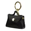 Florence BRE-BAG-1 fekete női bőr kulcstartó 7.5 x 5 x 2.5 cm