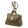 Florence BRE-BAG-1 taupe női bőr kulcstartó 7.5 x 5 x 2.5 cm