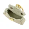 Florence BRE-BAG-1 bézs női bőr kulcstartó 7.5 x 5 x 2.5 cm