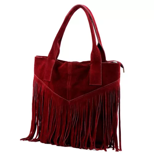 Luka 25-012 bordó női bőr kézitáska 40 x 33 x 17 cm