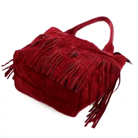 Luka 25-012 bordó női bőr kézitáska 40 x 33 x 17 cm