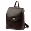 Luka 24-075 DOLLARO barna női bőr hátitáska 31 x 29 x 12 cm
