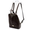 MiaMore 2001 DOLLARO barna női bőr hátizsák 26 x 33 x 12 cm