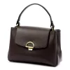 Luka 24-036 DOLLARO női barna bőr kézitáska 26 x 17 x 10 cm