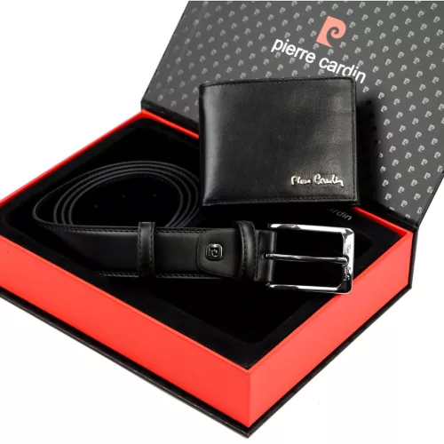 Pierre Cardin ZG-143 férfi marhabőr ajándék szett 125 cm