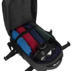   Peterson PTN SIKORKA fekete hátizsák - WizzAir, Ryanair kézipoggyász 40 x 25 x 20 cm