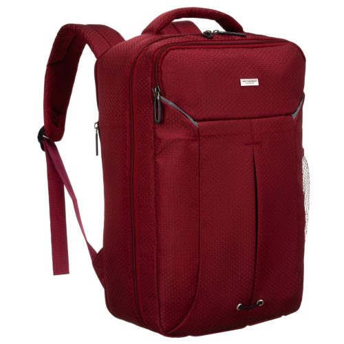 Peterson PTN BOCIAN bordó hátizsák - WizzAir, Ryanair kézipoggyász 40 x 25 x 20 cm