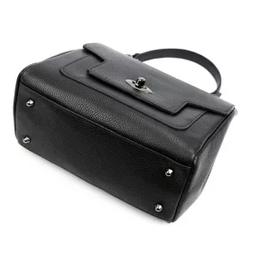   Luka 23-006 fekete női bőr kézitáska, válltáska 29 x 22.5 x 15 cm