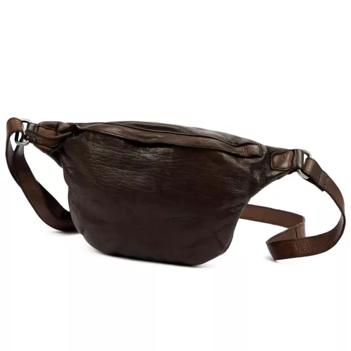 Nordee 956-VS barna női bőr övtáska, crossbody 35 x 18 x 8 cm
