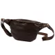 Nordee 956-VS barna női bőr övtáska, crossbody 35 x 18 x 8 cm