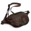 Nordee 956-VS barna női bőr övtáska, crossbody 35 x 18 x 8 cm