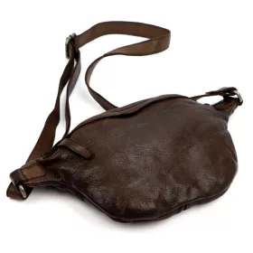   Nordee 956-VS barna női bőr övtáska, crossbody 35 x 18 x 8 cm