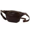 Nordee 956-VS barna női bőr övtáska, crossbody 35 x 18 x 8 cm