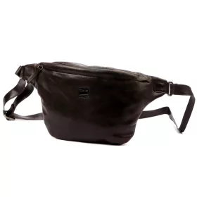  Nordee 957-VS sötétbarna női bőr crossbody 35 x 18 x 8 cm