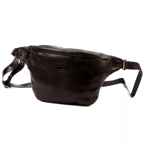 Nordee 957-VS sötétbarna női bőr crossbody 35 x 18 x 8 cm