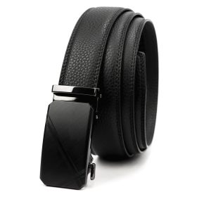 Nordee BA004 férfi fekete automata bőr öv 115 x 3,5 cm