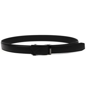 Nordee BA004 férfi fekete automata bőr öv 115 x 3,5 cm