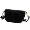 Luka 25-053 fekete női bőr oldaltáska 24 x 14 x 8 cm