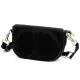 Luka 25-053 fekete női bőr oldaltáska 24 x 14 x 8 cm