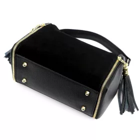   Luka 25-059 fekete női bőr kézitáska, válltáska 29 x 17 x 13 cm
