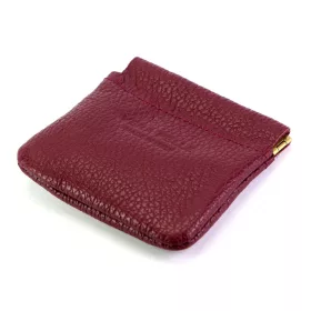   Gregorio Pulares ITT-01 bordó női bőr aprópénztartó 9.5 x 9 x 1 cm
