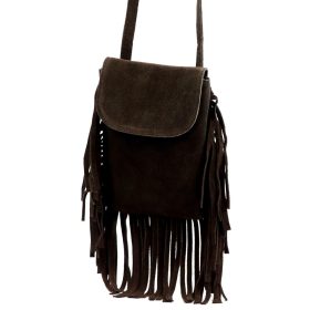   Luka 25-048 barna női bőr mobiltartó, válltáska 16 x 21 x 5 cm