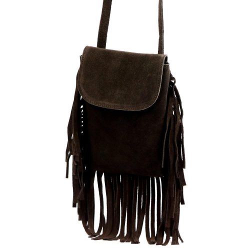 Luka 25-048 barna női bőr mobiltartó, válltáska 16 x 21 x 5 cm