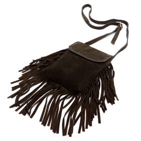   Luka 25-048 barna női bőr mobiltartó, válltáska 16 x 21 x 5 cm