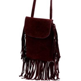   Luka 25-048 bordó női bőr mobiltartó, válltáska 16 x 21 x 5 cm